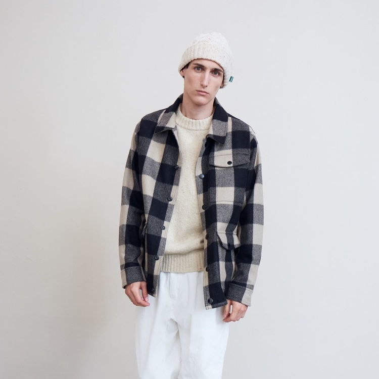 Sebago De Check White Natur-schwarz Aroostook - Sebago Shoes 90's