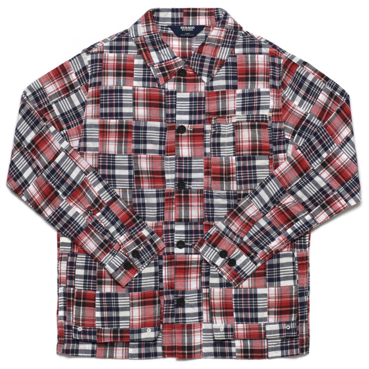 Sebago De Weiß-navy-red Springpoint Madras - Sebago Shoes 90's