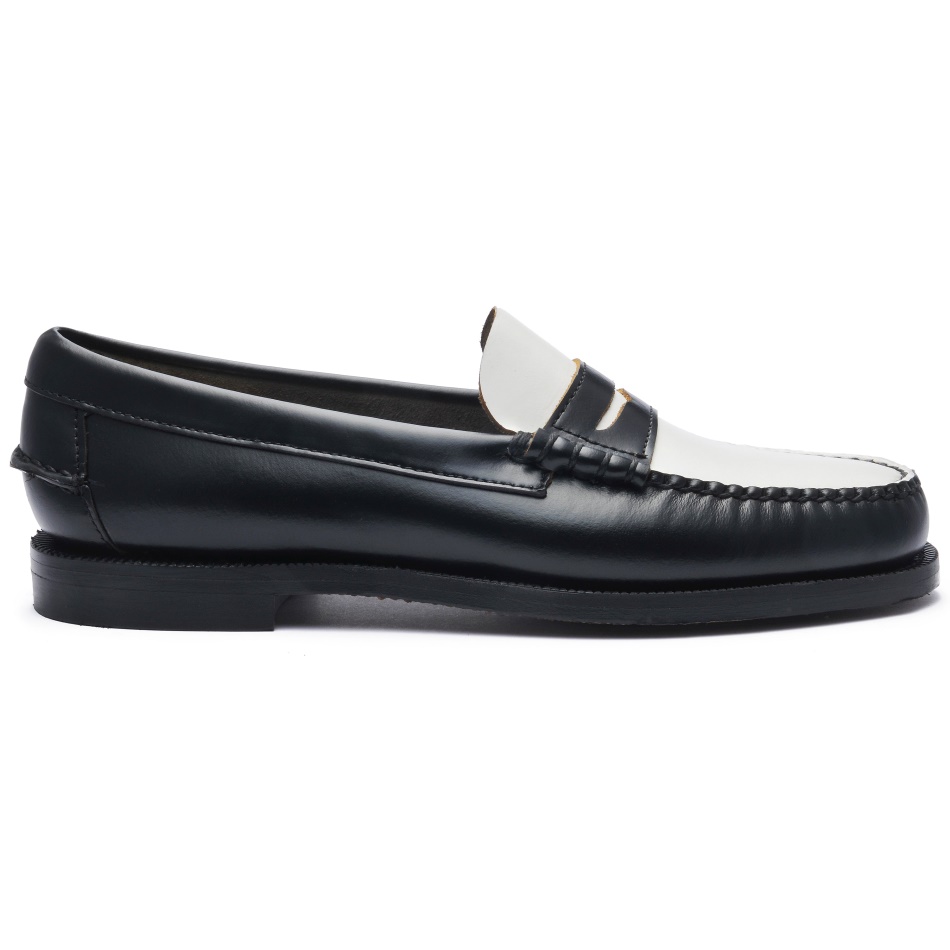 Sebago De Classic Dan Woman-schwarz & Weiß - Sebago Outlet