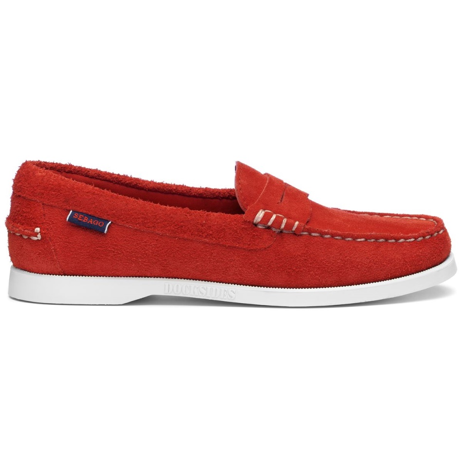 Sebago De Dan Boot Roughout Frau-rot - Sebago Outlet