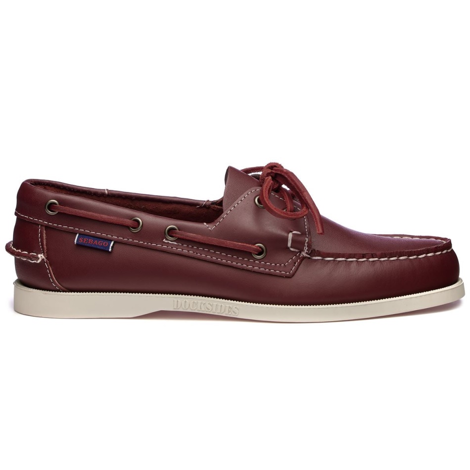 Sebago De Docksides Portland-tiefrot - Sebago Outlet