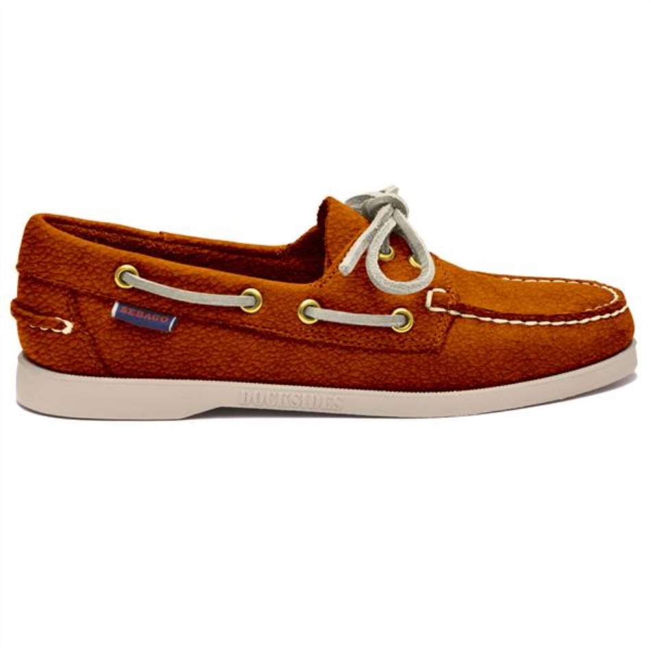 Sebago De Portland Fischerfrau-orange - Sebago Schuhe