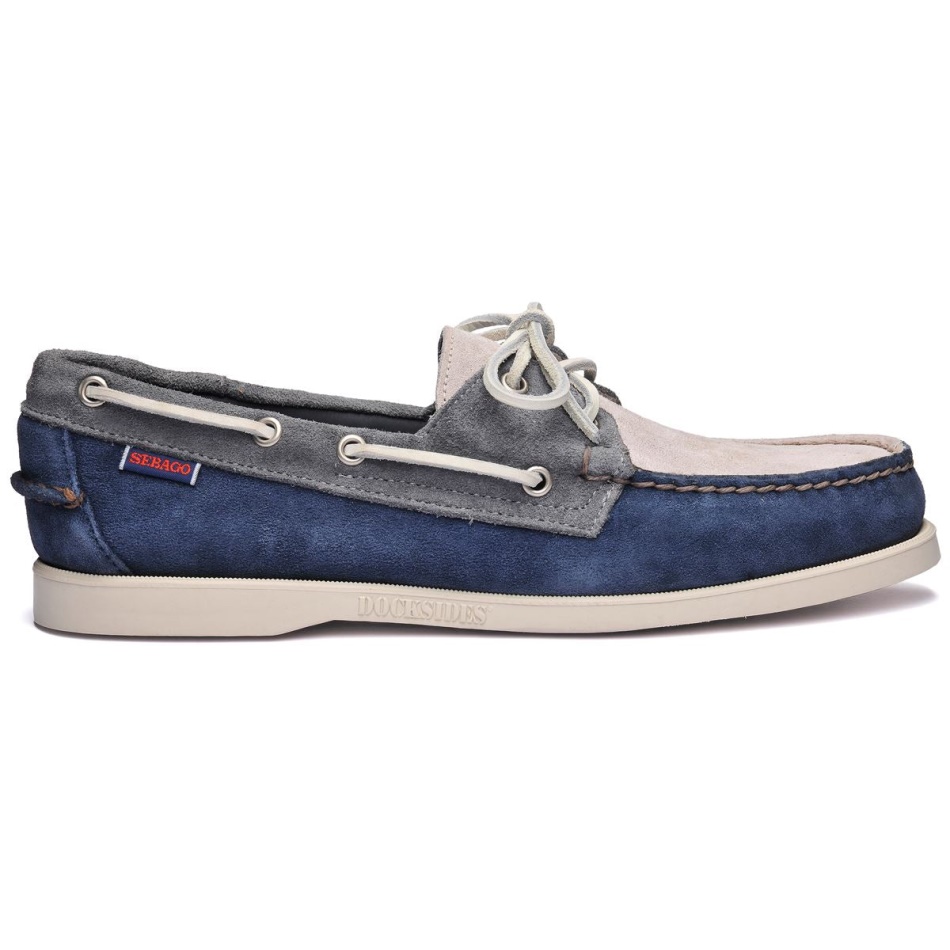 Sebago De Portland Fock-navy & Dunkelgrau & Schiefer - Sebago Schuhe