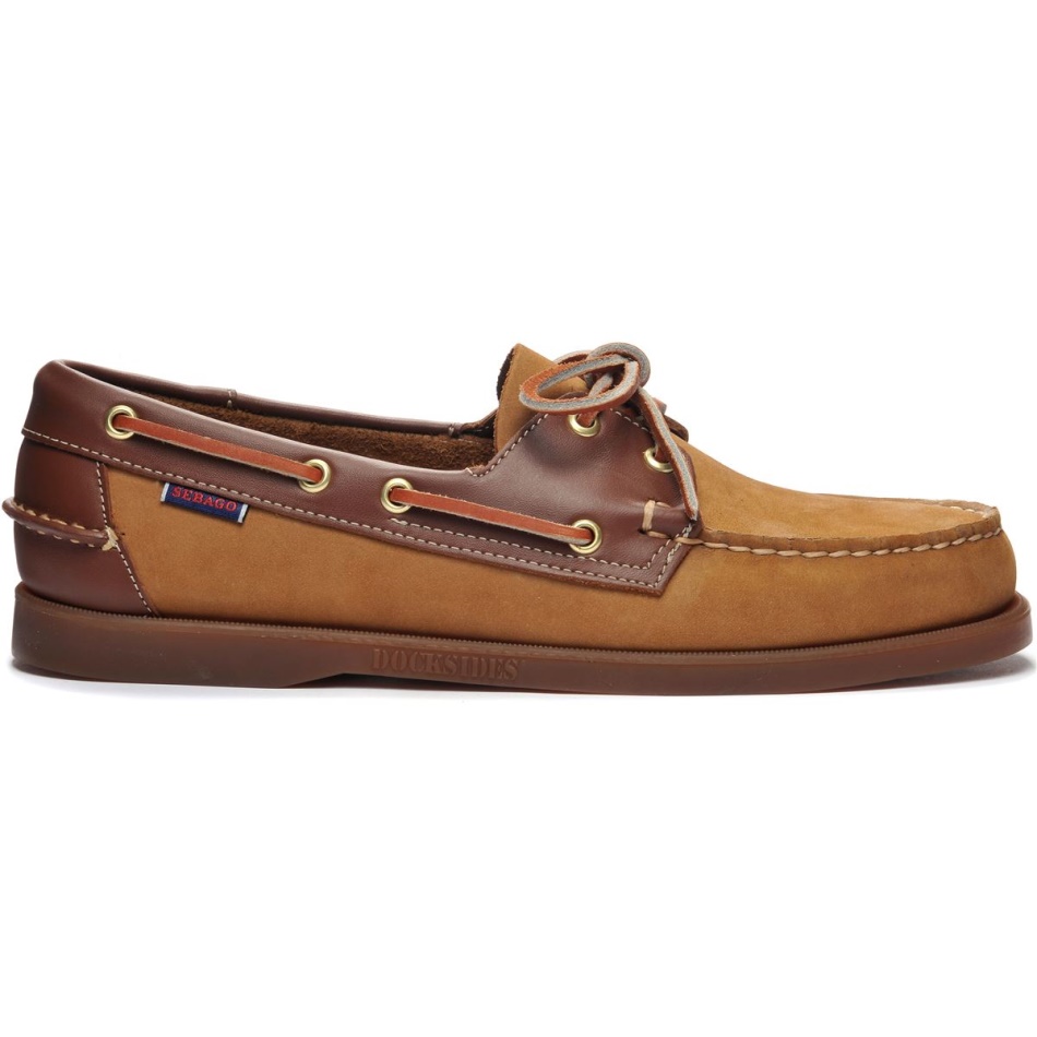 Sebago De Portland Spinnaker NBC FGL-Hellbraun & Dunkelbraun - Sebago Outlet